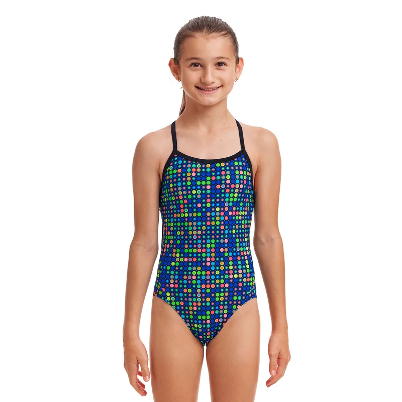 Funkita Dial A Dot Twisted Girls Swimsuit