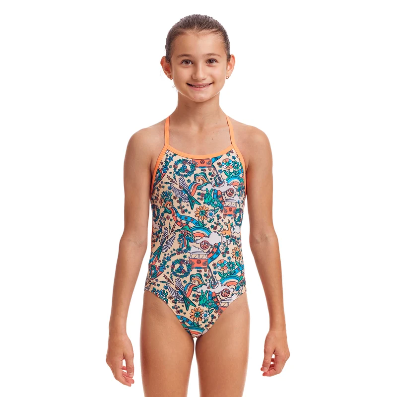 Funkita Free Love Twisted Girls Swimsuit