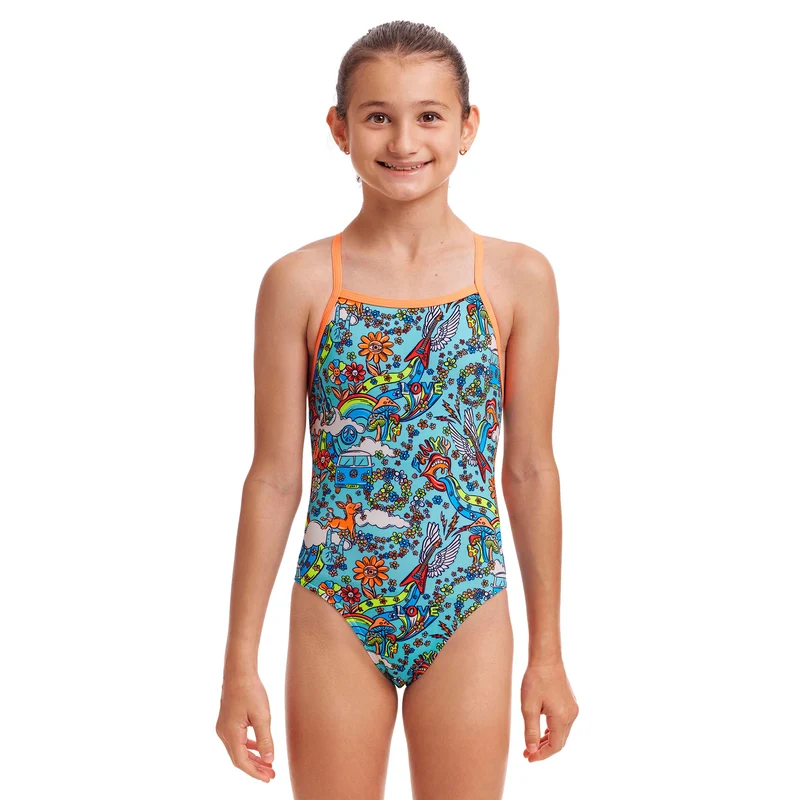 Funkita Sunny Bunny Tie Me Tight Girls Swimsuit