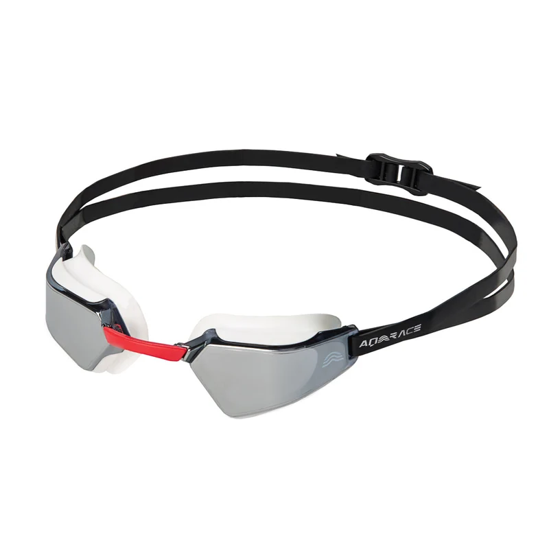 Aquarapid L2 Mirror Goggle - White/Red