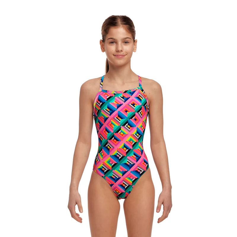 Funkita Cubie Jubie Girl's Tie Me Tight One Piece Swimsuit