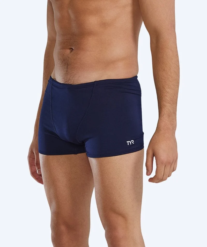 TYR Trunks für Herren - Durafast Elite Solid - Dunkelblau