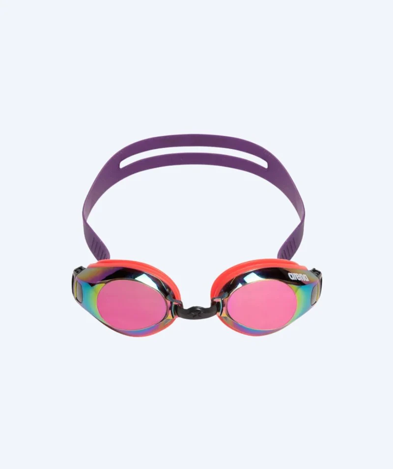 Arena Schwimmbrille für Freizeitschwimmer - Zoom X-Fit Mirror - Lila/Rosa