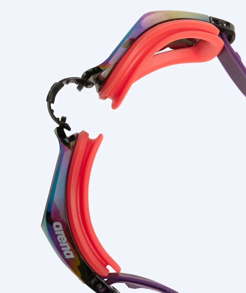 Arena Schwimmbrille für Freizeitschwimmer - Zoom X-Fit Mirror - Lila/Rosa