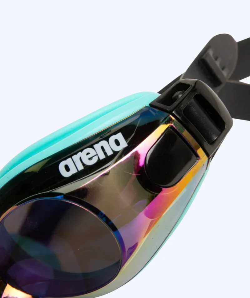 Arena Schwimmbrille für Freizeitschwimmer - Zoom X-Fit Mirror - Schwarz/Blau
