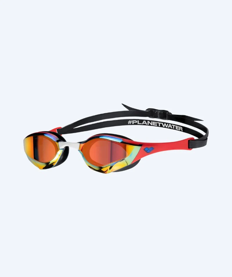 Arena Elite Schwimmbrillen - Cobra Edge SWIPE Mirror - Rot/Gold