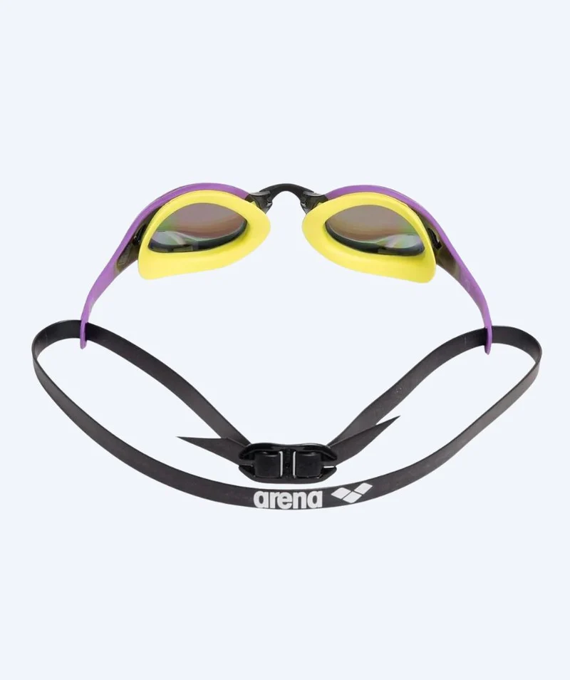 Arena Elite Schwimmbrillen - Cobra Edge SWIPE Mirror - Gelb/Lila
