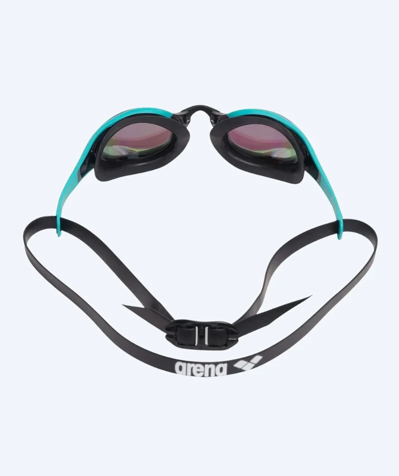 Arena Elite Schwimmbrillen - Cobra Edge SWIPE Mirror - Schwarz/Türkis