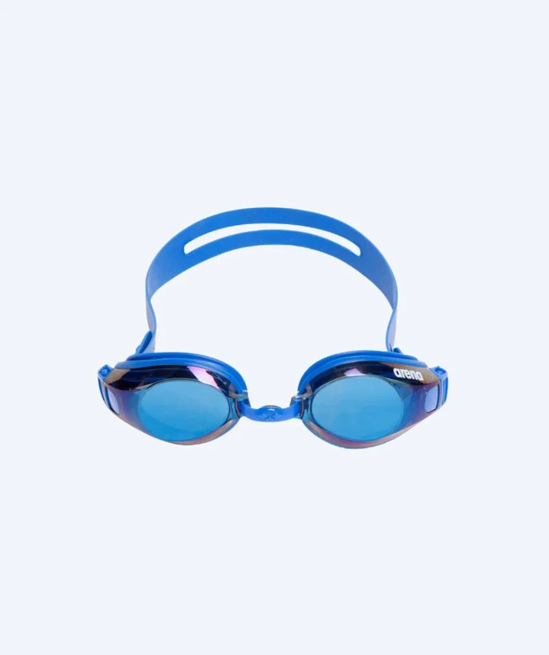 Arena Schwimmbrille für Freizeitschwimmer - Zoom X-Fit Mirror - Blau/Blau