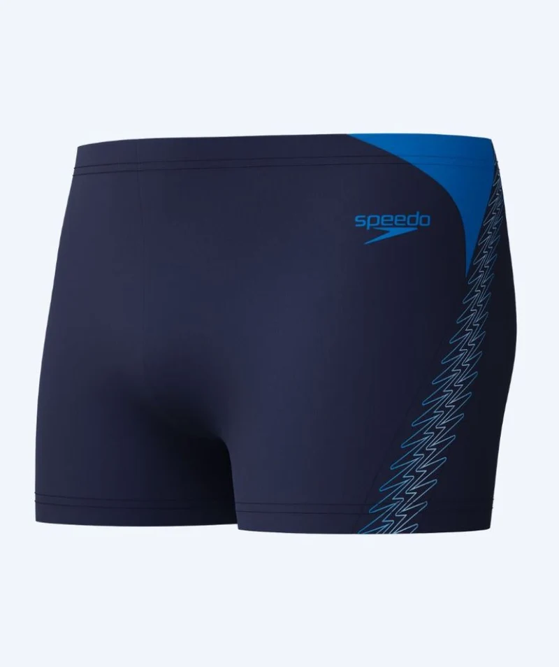 Speedo Aquashorts für Herren - Hyperboom Splice - Dunkelblau/Blau