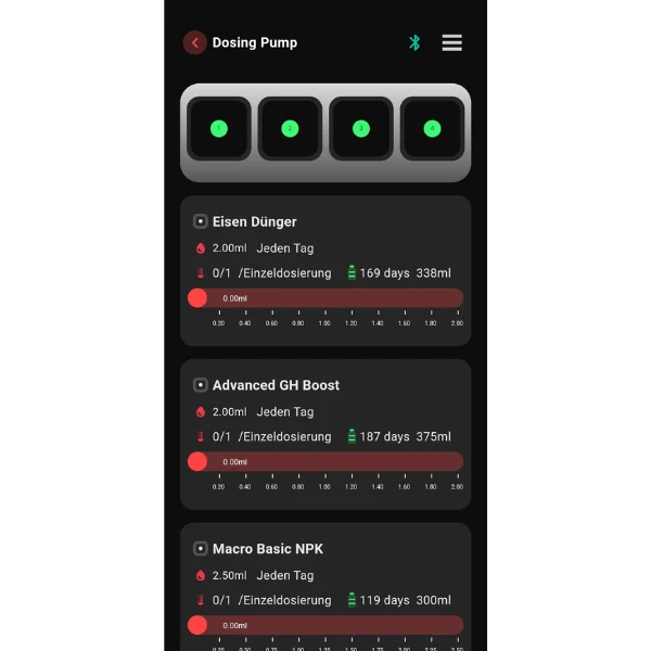 Chihiros Dosieranlage 4-Wege, Komplett-Set, App Steuerbar