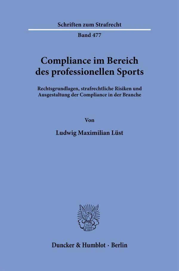 Compliance im Bereich des professionellen Sports