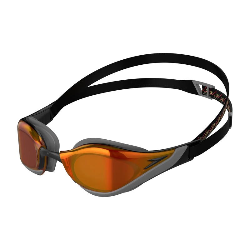 Speedo Fastskin Pure Focus Mirror Goggle - Black/Red
