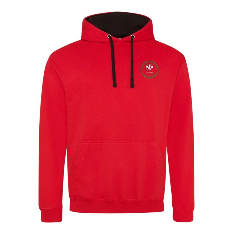 Swim Wales South East Region Regional Championships 2023 Hoodie - Red / Black