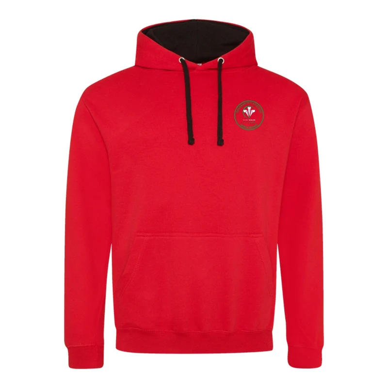 Swim Wales North Region Regional Championships 2023 Hoodie - Red / Black