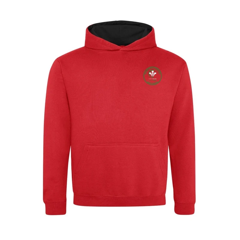 Swim Wales North Region Regional Championships 2023 Hoodie - Red / Black