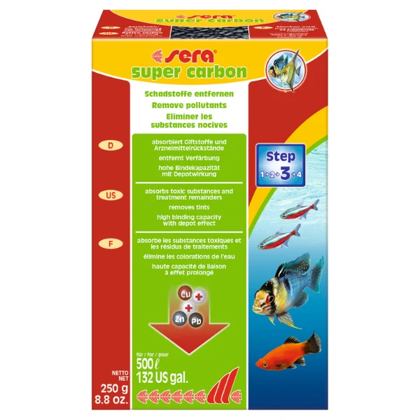 Sera Filterkohle Super Carbon 250g