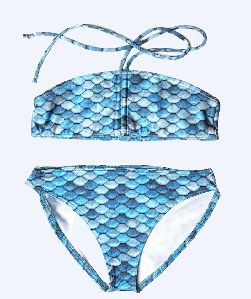 Kuaki Mermaids Bikini Unterteil für Mädchen - Blau