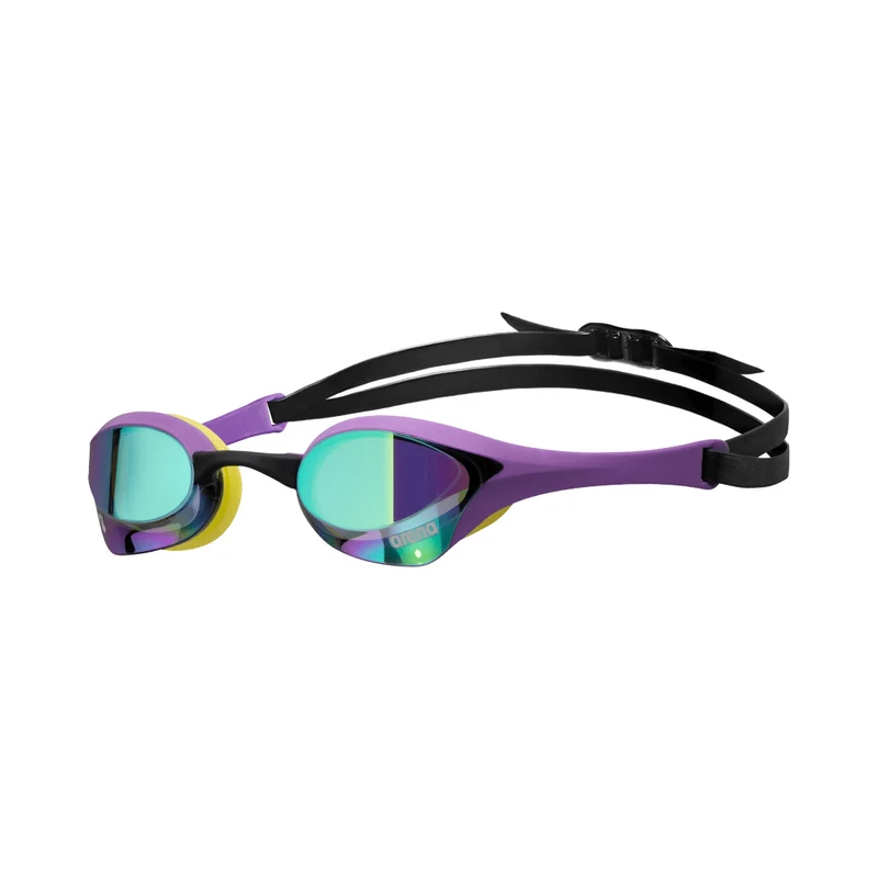 Arena Cobra Ultra Swipe Mirror Goggles - Emerald/Plum/Cyber Lime