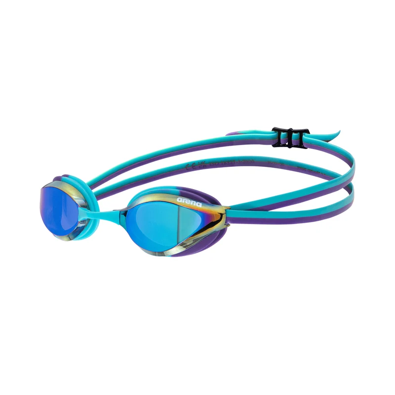 Arena Python Junior Mirror Goggles - Emerald/Peacock