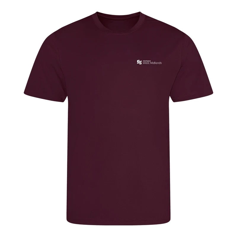 Swim England West Midlands Masters Championships 2026 T-Shirt - Burgundy