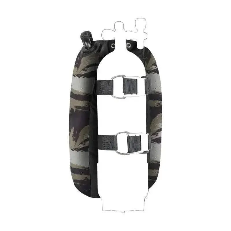 Mares TACTICAL GREEN SINGLE BACKMOUNT SET