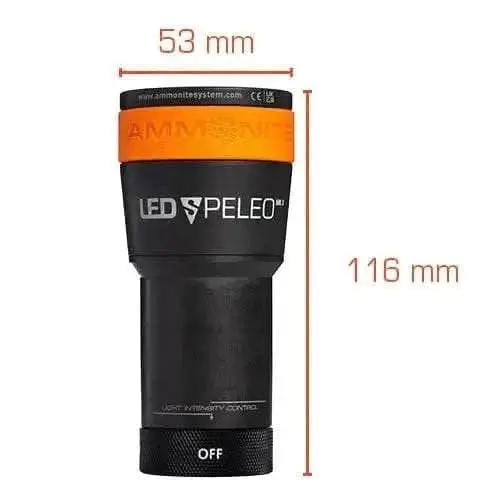 Ammonite LED Speleo Tanklampe + Akku Set