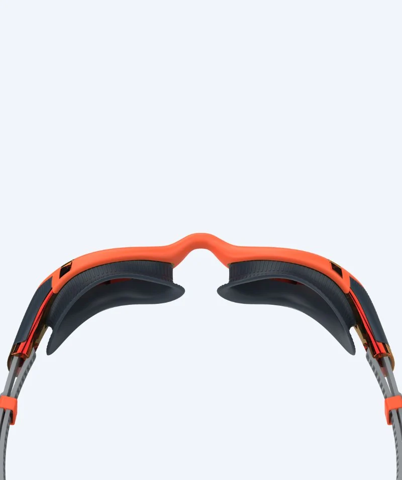 Speedo Schwimmbrille für Freizeitschwimmer - Biofuse 2.0 - Schwarz/Orange (Limited 2026)