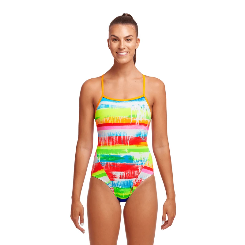Funkita Dye Hard Ladies Single Strap Swimsuit