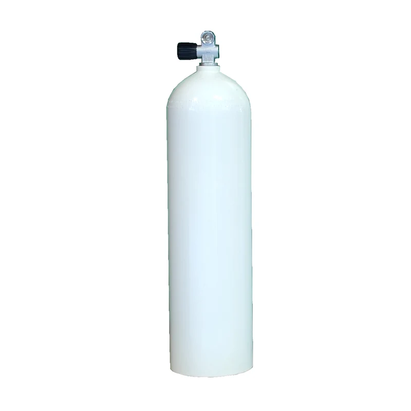 80cft - 11,1L Tauchflasche Alu mit POL-Ventil weiß
