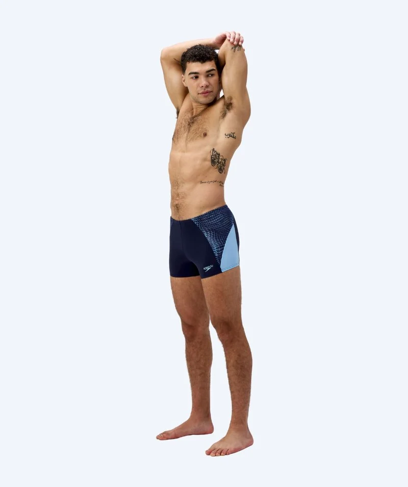 Speedo Aquashorts für Herren - Endurance Max Splice - Dunkelblau/Blau