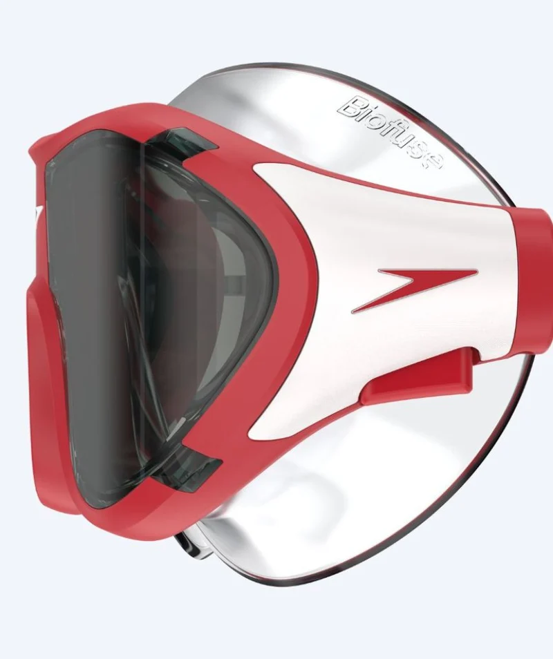 Speedo Schwimmmaske für Junioren - Biofuse 2.0 - Rot (Smoke Scheiben)