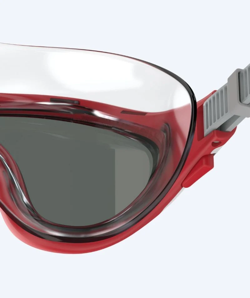 Speedo Schwimmmaske für Junioren - Biofuse 2.0 - Rot (Smoke Scheiben)