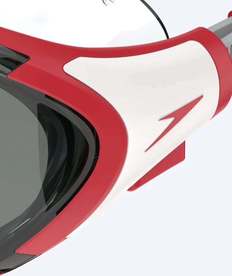 Speedo Schwimmmaske für Junioren - Biofuse 2.0 - Rot (Smoke Scheiben)
