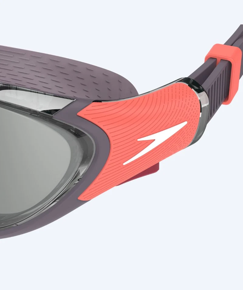 Speedo Schwimmbrille für Damen - Biofuse 2.0 Mirror - Lila/Orange