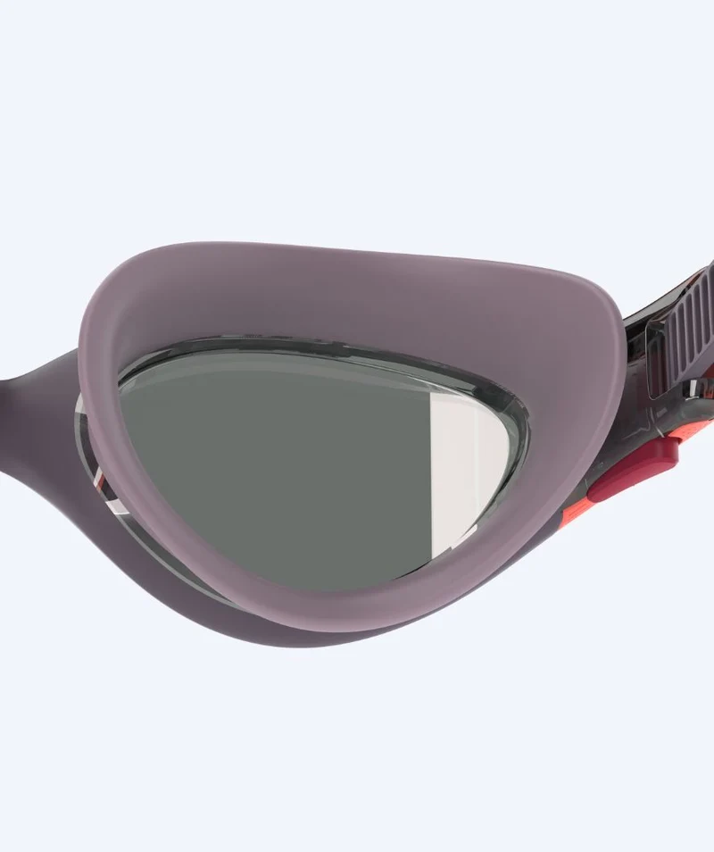 Speedo Schwimmbrille für Damen - Biofuse 2.0 Mirror - Lila/Orange