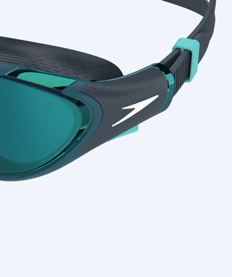 Speedo Schwimmbrille für Freizeitschwimmer - Biofuse 2.0 Mirror - Dunkelblau/Grün
