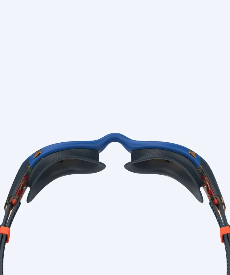 Speedo Schwimmbrille für Freizeitschwimmer - Biofuse 2.0 - Dunkelblau/Orange
