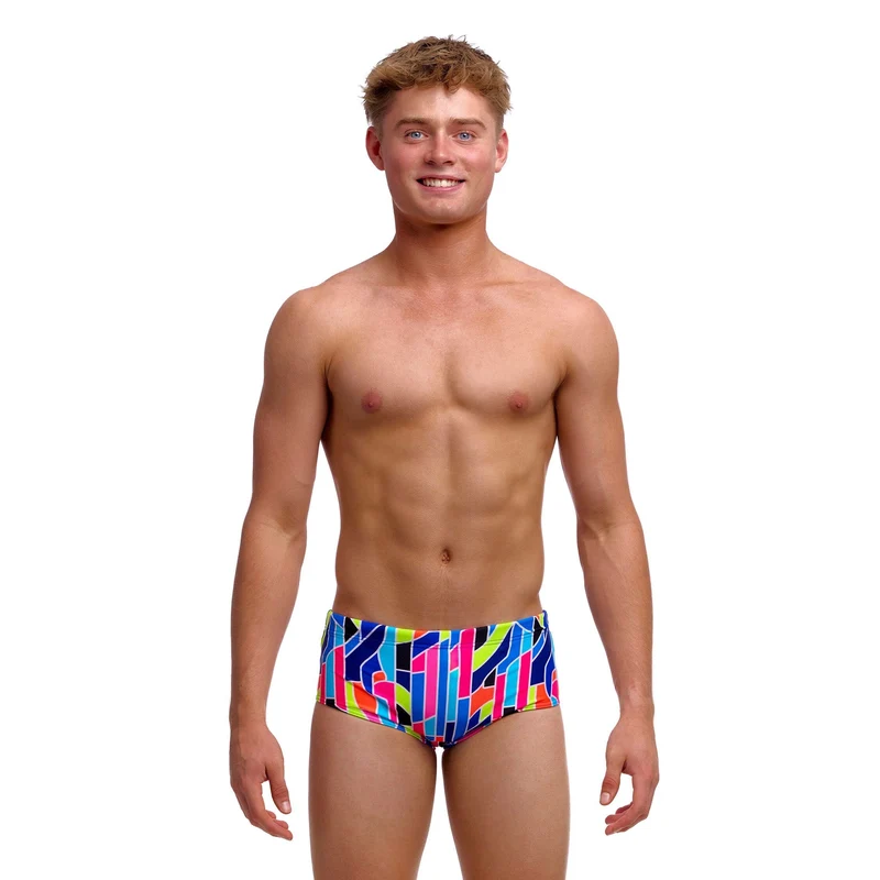 Funky Trunks Fault Lines Boy's Sidewinder Trunks