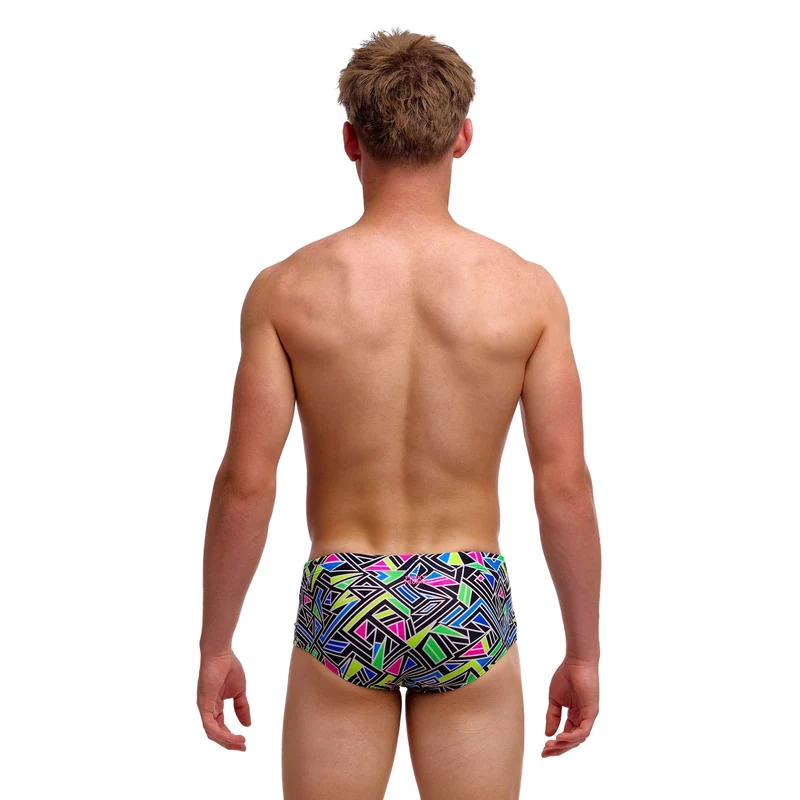 Funky Trunks Bits Of Peace Boy's Sidewinder Trunks