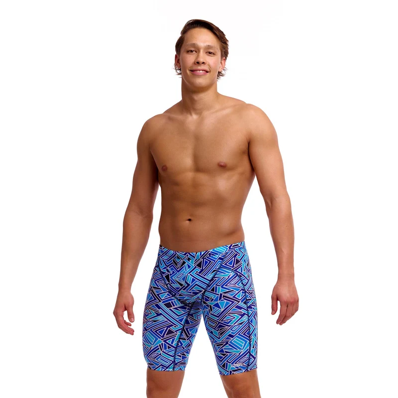 Funky Trunks Blue Bits Men's Training Jammers
