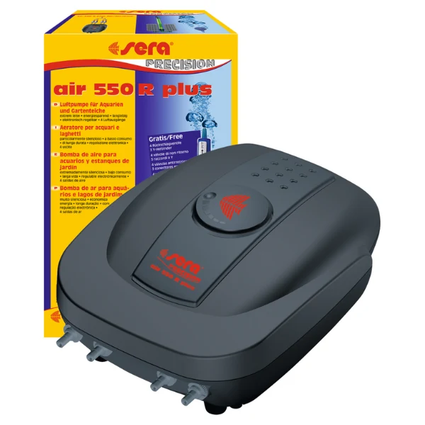 08816 Sera Luftpumpe air 550 R plus mit 4 Luftausgängen