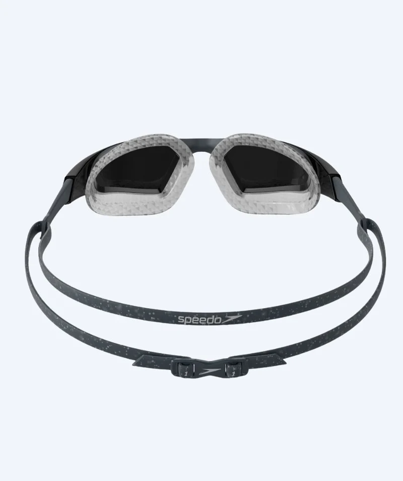Speedo Freiwasser Schwimmbrille - AquaPulse Pro - Grau/Klar (Mirror Scheiben)