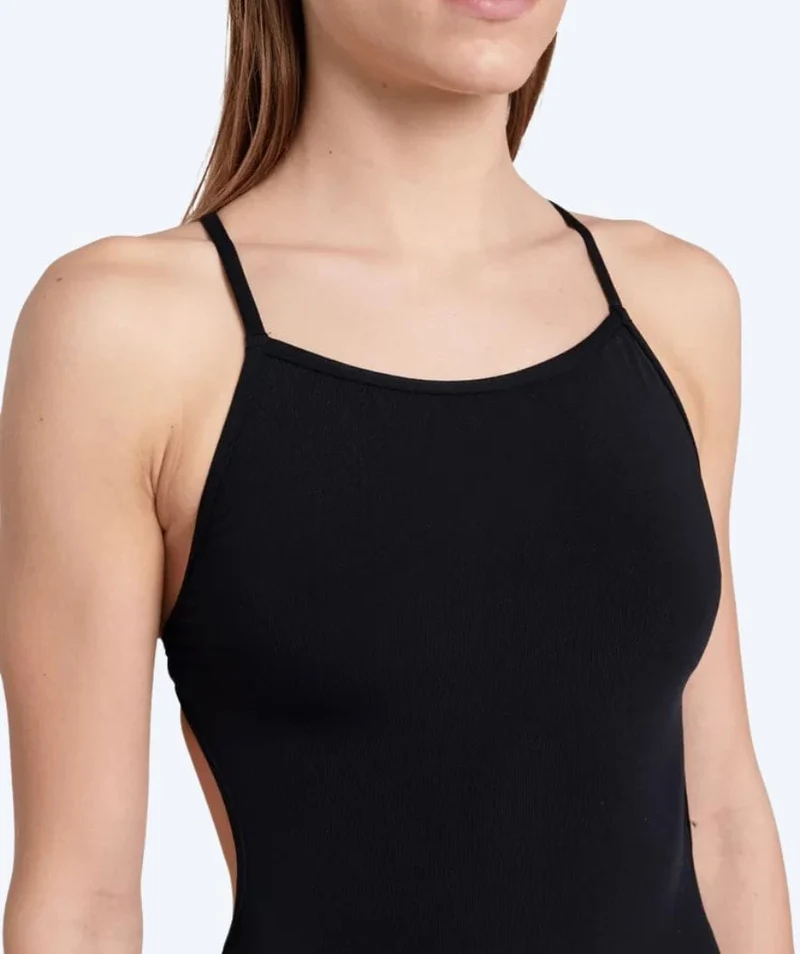 Arena Badeanzug für Damen - Solid Lace Back - Schwarz