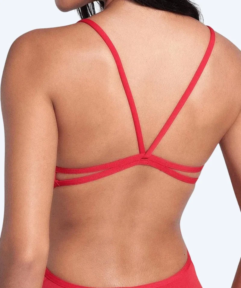 Arena Badeanzug für Damen - Solid Lace Back - Rot