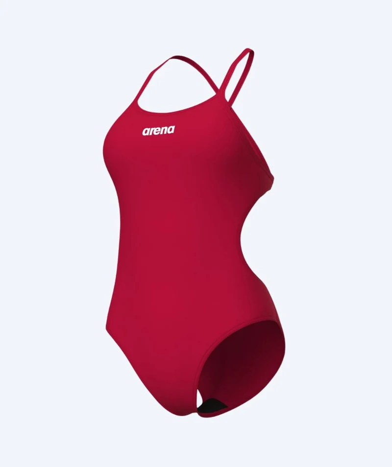 Arena Badeanzug für Damen - Solid Tie Back - Rot