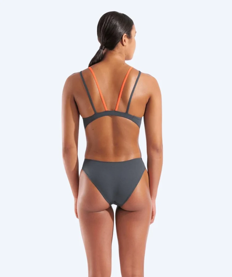 Arena Badeanzug für Damen - Tech Mehrfarbig Solid - Grau/Orange