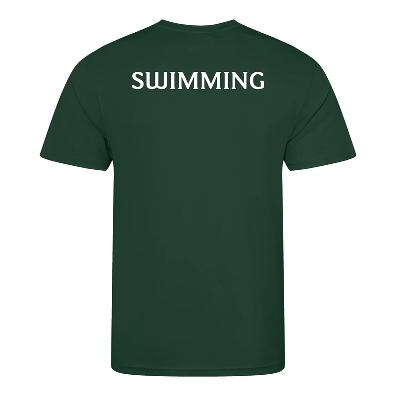University of Stirling Swimming Team Shirt - Bottle Green