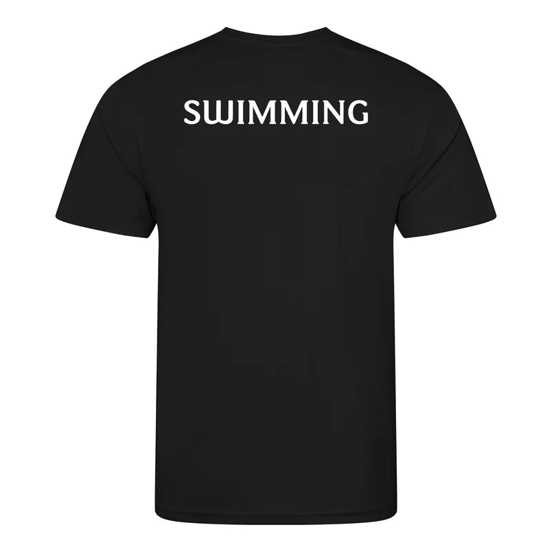 University of Stirling Swimming Team Shirt - Black