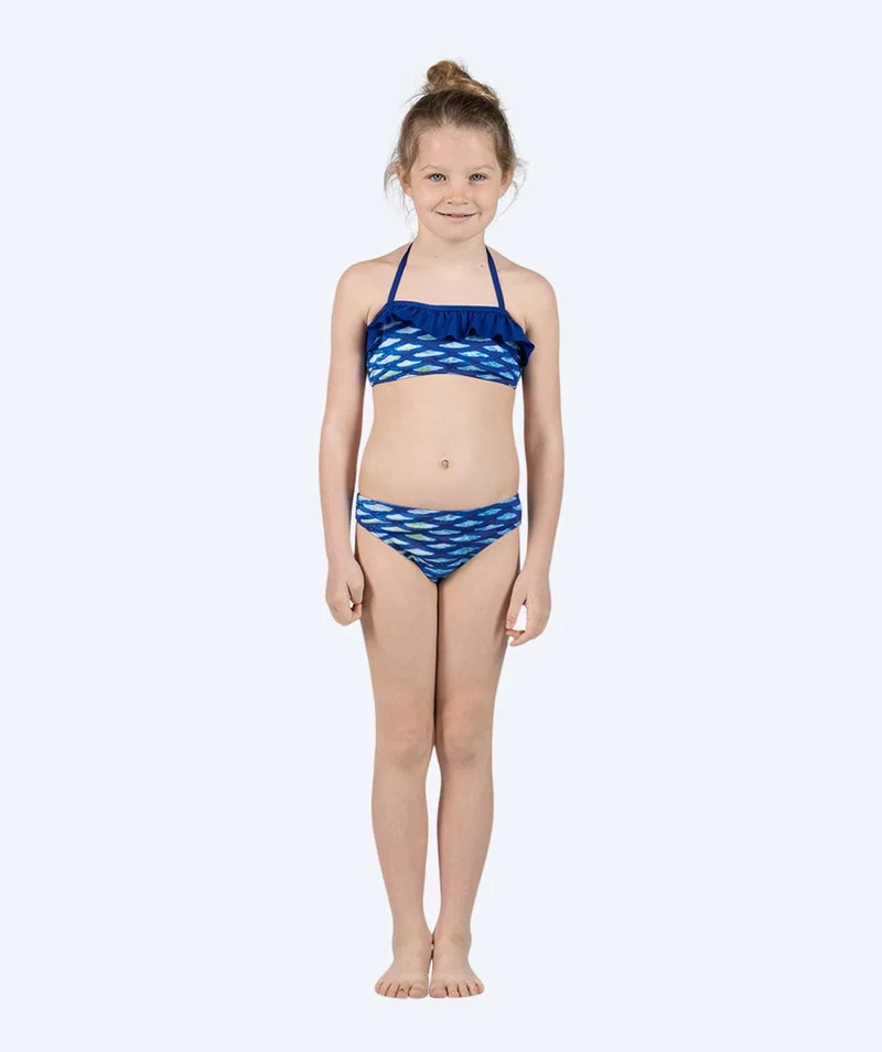 Watery Meerjungfrau Bikini Top für Mädchen - Blue Ocean